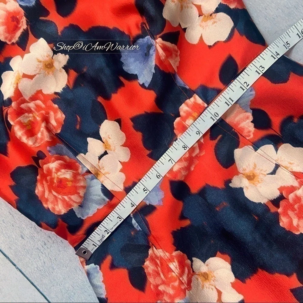 J.Crew Collection sunset garden silk blend midi dress *shop@iamwarrior